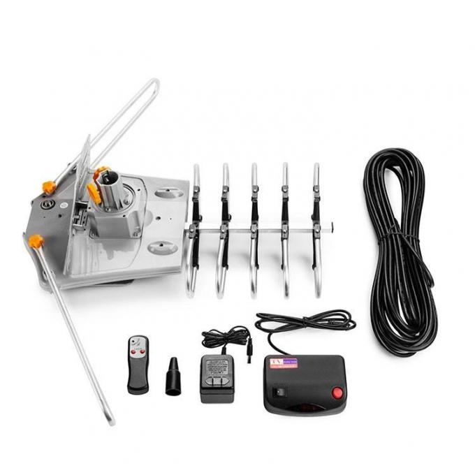 মোটর চালিত Yagi UHF প্রশস্ত ডিজিটাল HDTV অ্যান্টেনা 360 ডিগ্রি ঘূর্ণন সহ 1