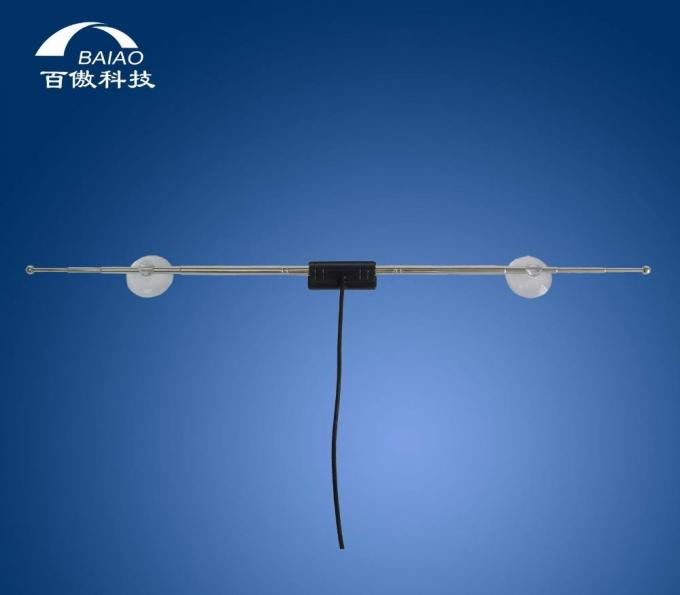 টেলিস্কোপিক 5 - 28dBi কার টিভি ওয়াইফাই অ্যান্টেনা সাকিং ডিস্ক সহ 0