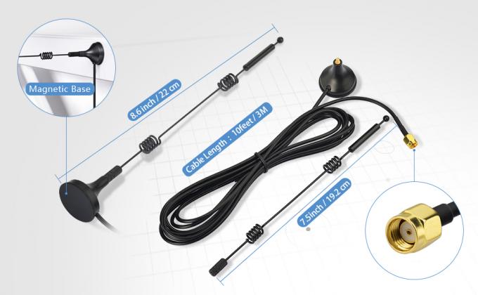 হাই গেইন Gsm 2.4GHz Ts9 মোবাইল ফোন অ্যান্টেনা হুয়া ওয়েই ব্র্যান্ডেড 3g 4g Lte অ্যান্টেনা ওয়াইফাই 3