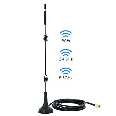 ওয়াইফাই 2.4GHz 5GHz 5.8GHz ওয়্যারলেস ভিডিও সিকিউরিটি ক্যামেরা নজরদারি রেকর্ডারের জন্য চৌম্বকীয় বেস অ্যান্টেনা