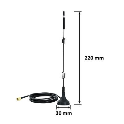 ওয়াইফাই 2.4GHz 5GHz 5.8GHz ওয়্যারলেস ভিডিও সিকিউরিটি ক্যামেরা নজরদারি রেকর্ডারের জন্য চৌম্বকীয় বেস অ্যান্টেনা